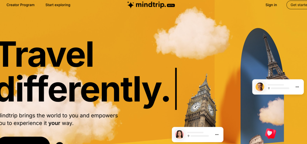 Mindstrip, la plataforma ideal para viajar